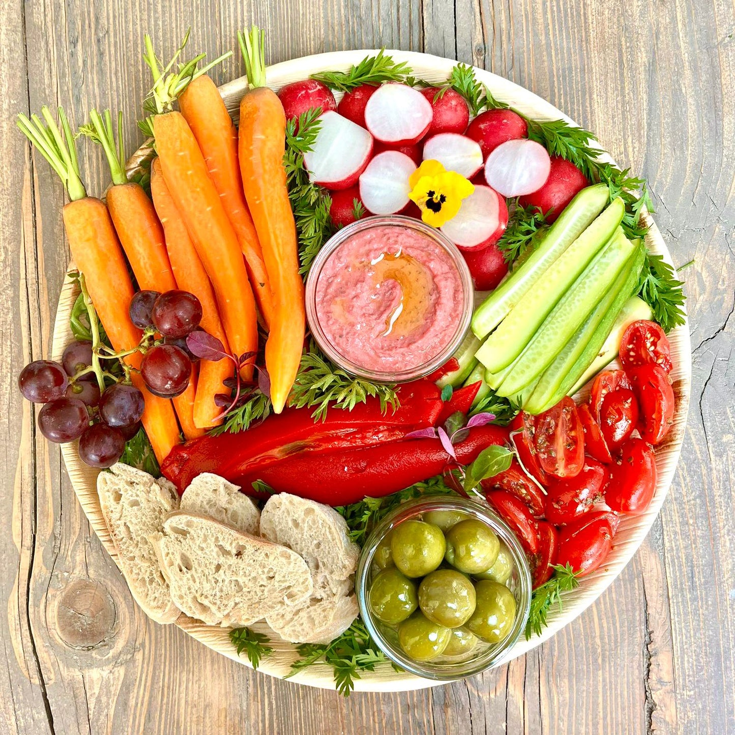 CRUDITÉS SHARING PLATE (V/VG)